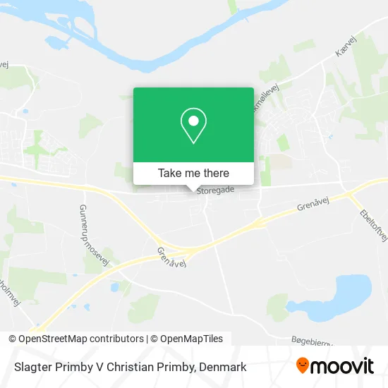 Slagter Primby V Christian Primby map
