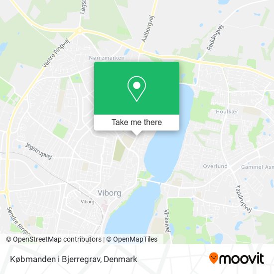 Købmanden i Bjerregrav map