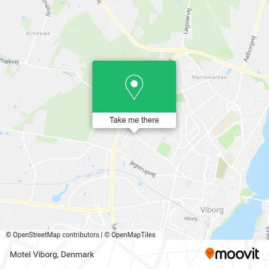 Motel Viborg map