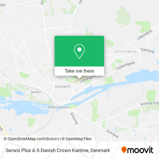 Serwiz Plus A S-Danish Crown Kantine map