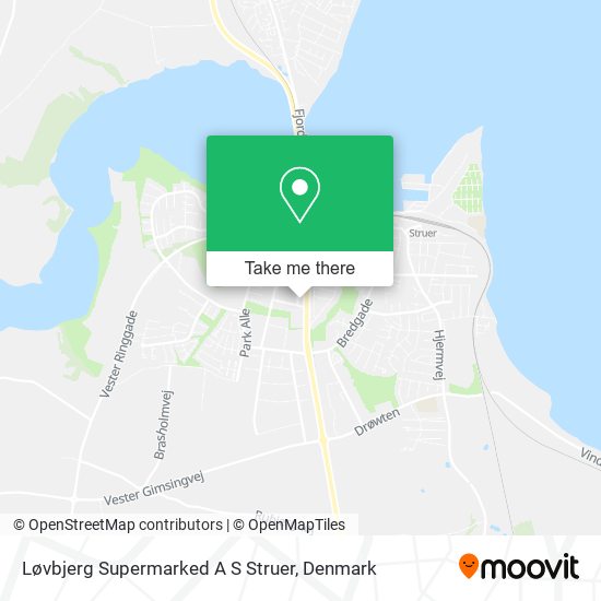 Løvbjerg Supermarked A S Struer map