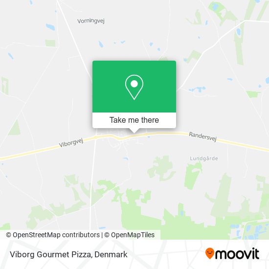 Viborg Gourmet Pizza map