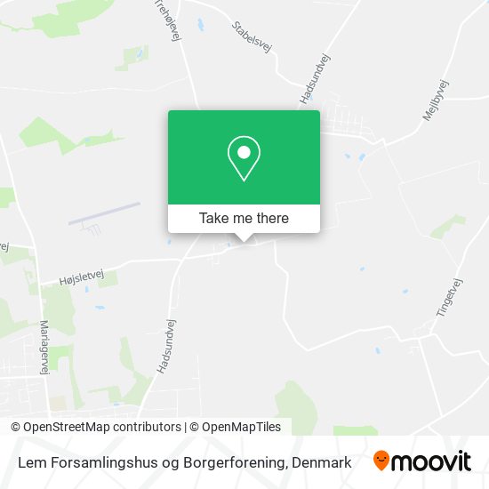 Lem Forsamlingshus og Borgerforening map