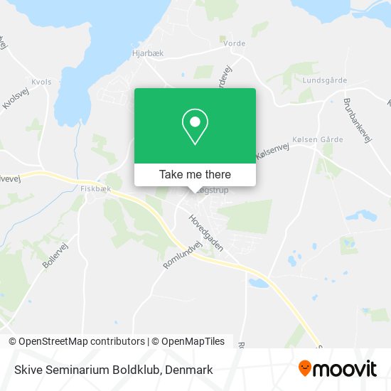 Skive Seminarium Boldklub map