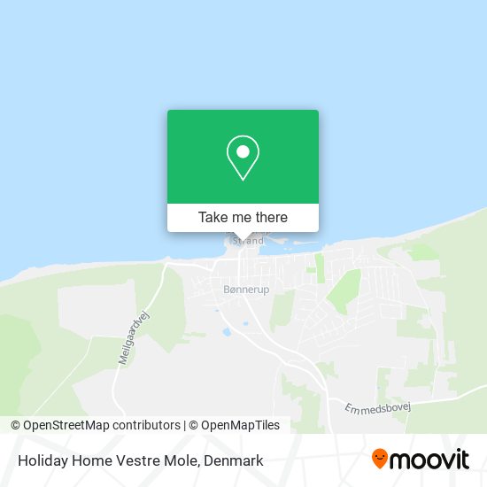 Holiday Home Vestre Mole map