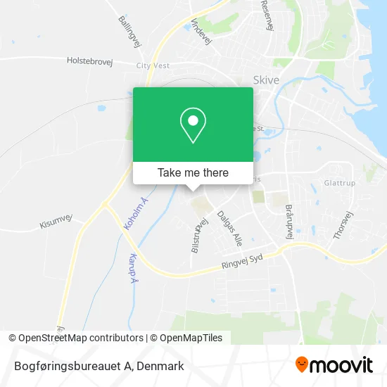 Bogføringsbureauet A map
