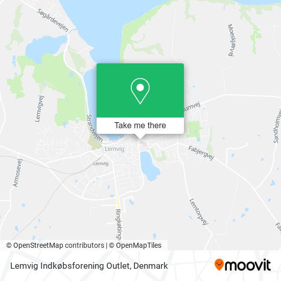 Lemvig Indkøbsforening Outlet map