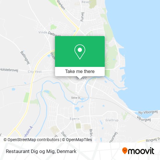 Restaurant Dig og Mig map