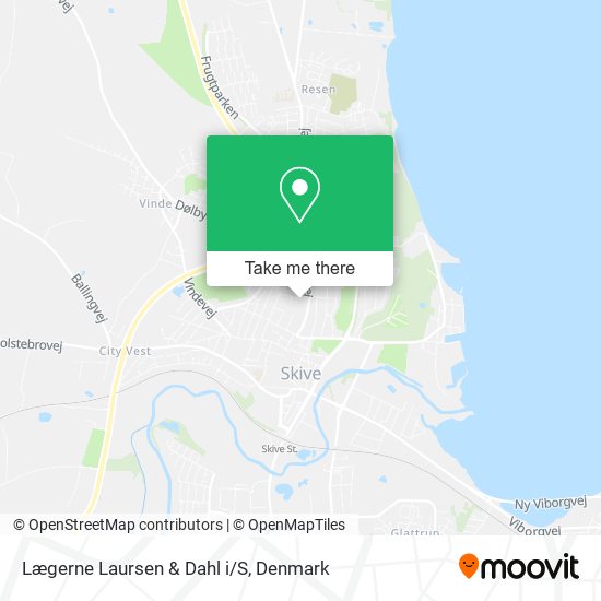 Lægerne Laursen & Dahl i/S map