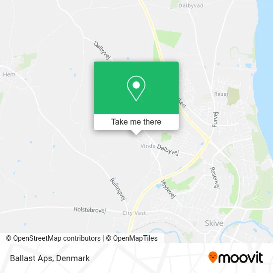 Ballast Aps map