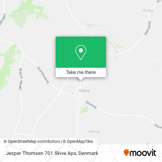 Jesper Thomsen 701 Skive Aps map
