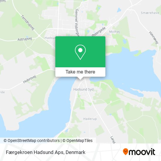 Færgekroen Hadsund Aps map