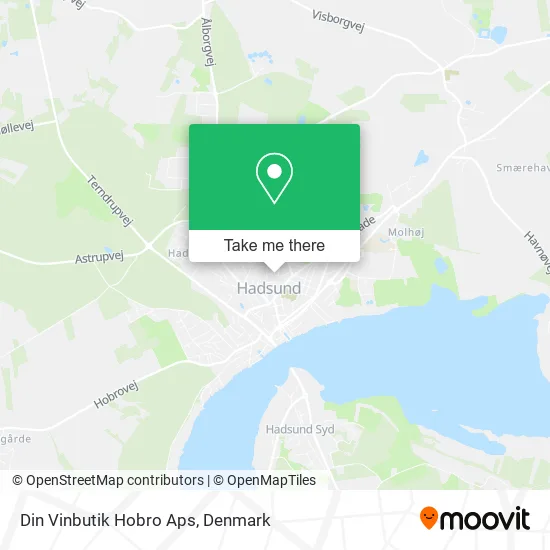 Din Vinbutik Hobro Aps map