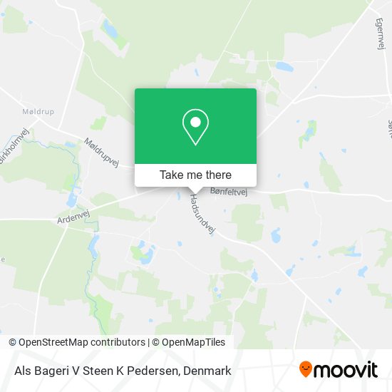 Als Bageri V Steen K Pedersen map