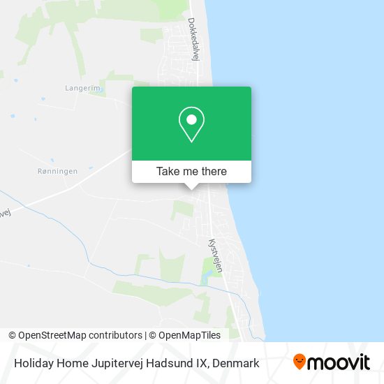 Holiday Home Jupitervej Hadsund IX map