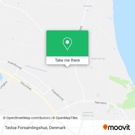 Tødsø Forsamlingshus map