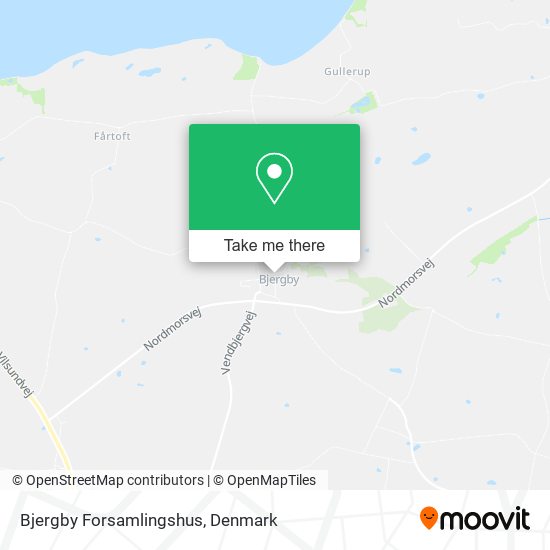 Bjergby Forsamlingshus map