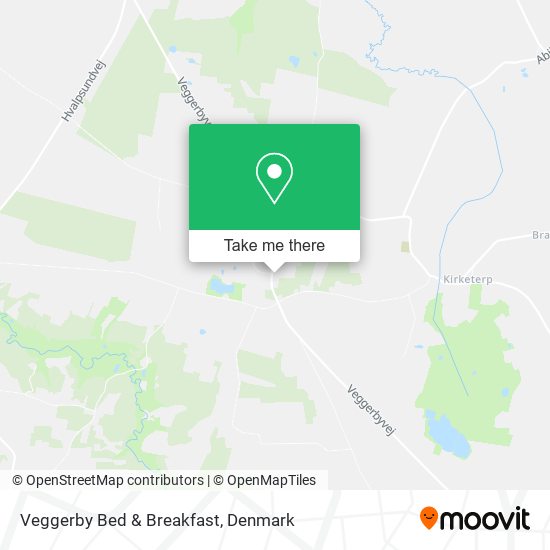 Veggerby Bed & Breakfast map