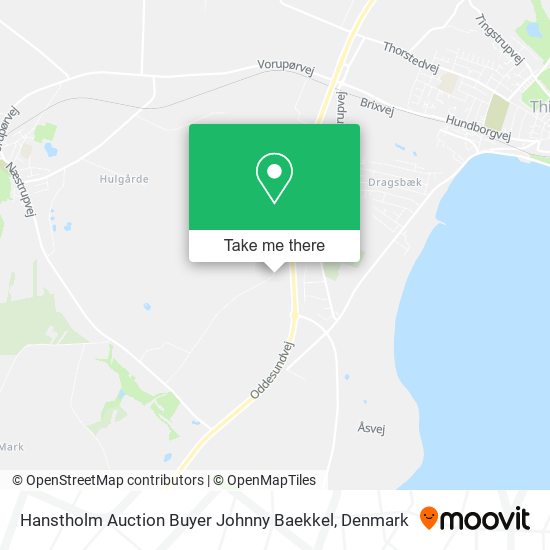 Hanstholm Auction Buyer Johnny Baekkel map