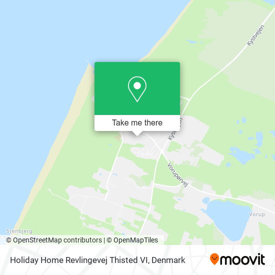 Holiday Home Revlingevej Thisted VI map