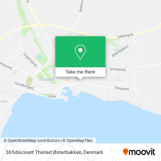 365discount Thisted Østerbakken map