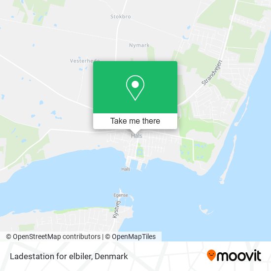 Ladestation for elbiler map