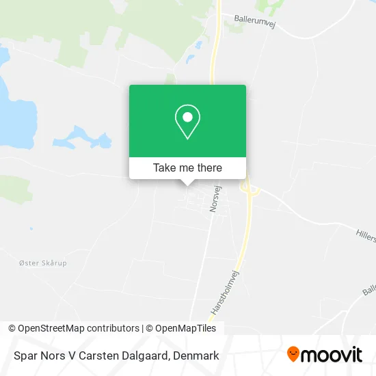 Spar Nors V Carsten Dalgaard map