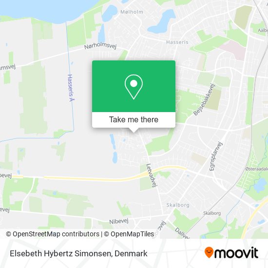 Elsebeth Hybertz Simonsen map