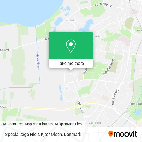Speciallæge Niels Kjær Olsen map