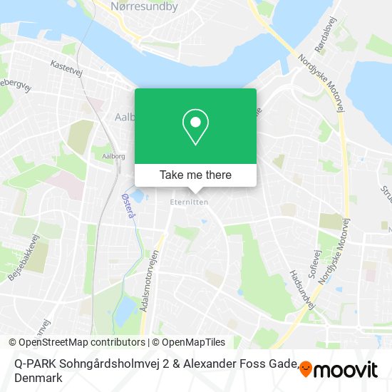 Q-PARK Sohngårdsholmvej 2 & Alexander Foss Gade map
