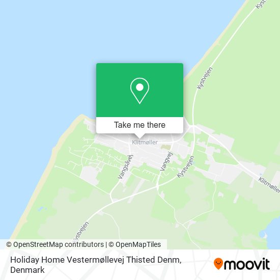 Holiday Home Vestermøllevej Thisted Denm map