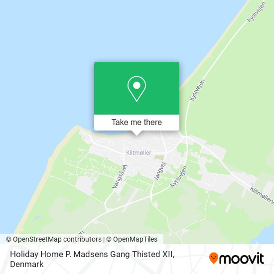 Holiday Home P. Madsens Gang Thisted XII map