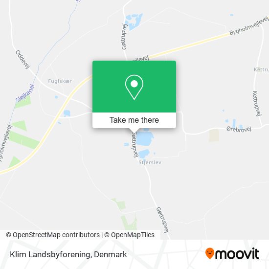 Klim Landsbyforening map