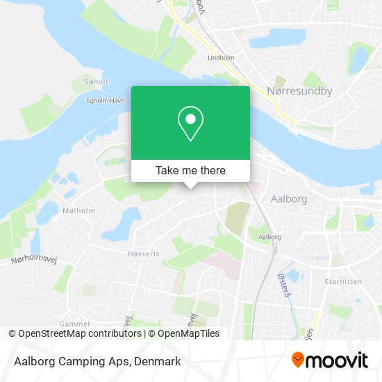 Aalborg Camping Aps map