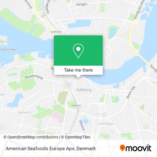 American Seafoods Europe Aps map