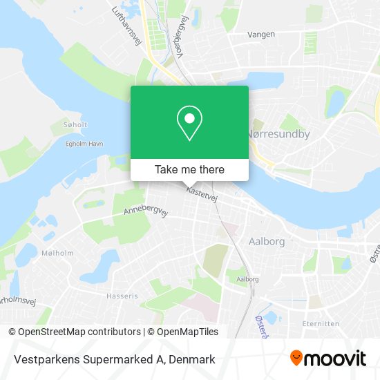 Vestparkens Supermarked A map
