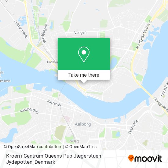 Kroen i Centrum Queens Pub Jægerstuen Jydepotten map