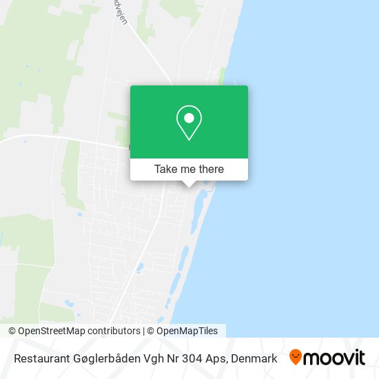 Restaurant Gøglerbåden Vgh Nr 304 Aps map