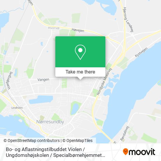 Bo- og Aflastningstilbuddet Violen / Ungdomshøjskolen / Specialbørnehjemmet Fjordhuset map