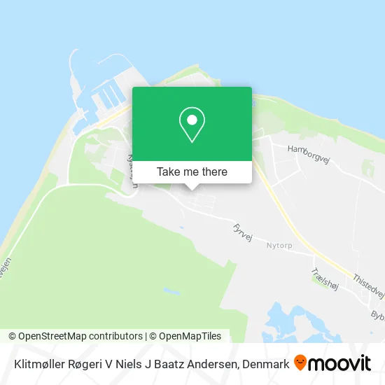 Klitmøller Røgeri V Niels J Baatz Andersen map