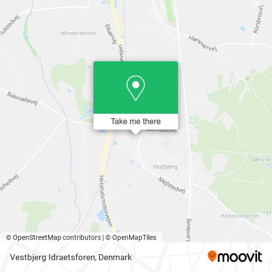 Vestbjerg Idraetsforen map