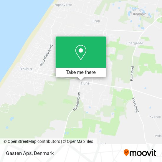 Gasten Aps map