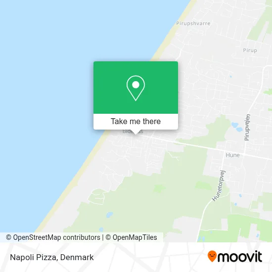 Napoli Pizza map