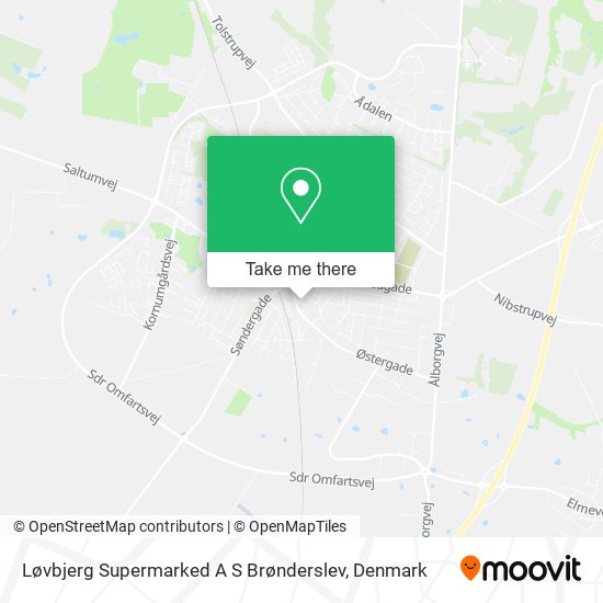 Løvbjerg Supermarked A S Brønderslev map