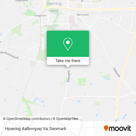 Hjoering Aalborgvej Va map