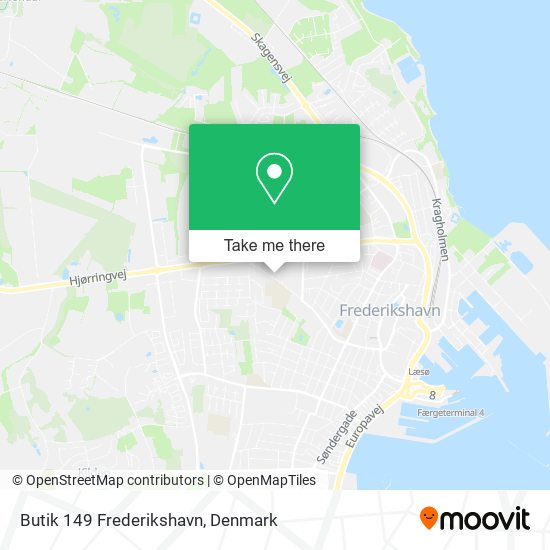 Butik 149 Frederikshavn map