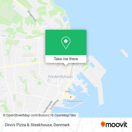 Dino's Pizza & Steakhouse map
