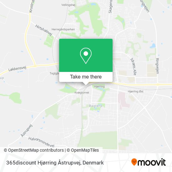 365discount Hjørring Åstrupvej map