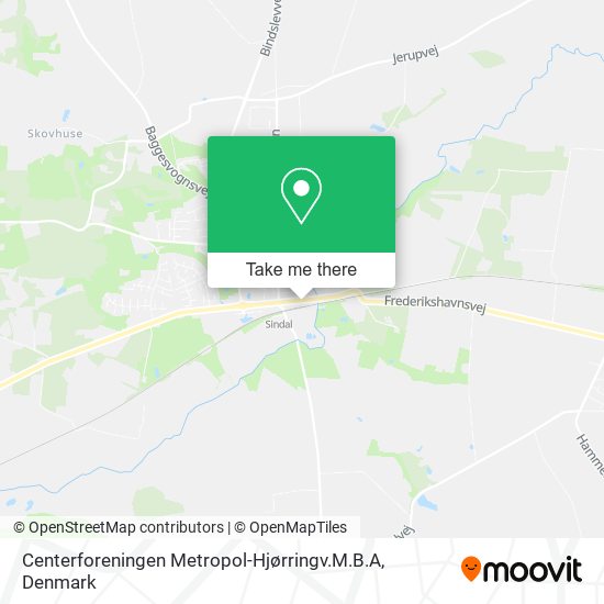 Centerforeningen Metropol-Hjørringv.M.B.A map