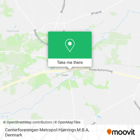 Centerforeningen Metropol-Hjørringv.M.B.A map